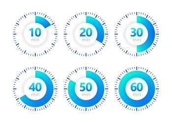 The 60 seconds icon, digital timer. clock and watch, timer, countdown  symbol isolated on white background, stopwatch vector icon Stock Vector