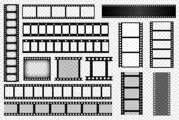 Image Details IST_20360_08392 - Film strip curve template. Movie frames  roll isolated on white background. Film strip curve template. Movie frames  roll