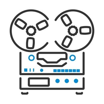 Image Details IST_3459_78336 - Reel Tape Recorder Icon. Editable