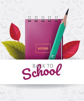 Back to school lettering with graduation cap and doodles. Offer or sale  advertising design. Handwritten and typed text, calligraphy. For leaflets,  bro Stock Vector Image & Art - Alamy