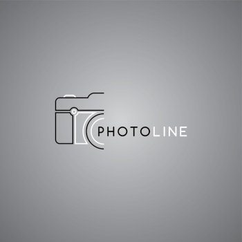 camera photography logo template theme vector art illustration photography logo template theme