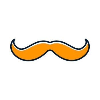 Mustache icon eps 10