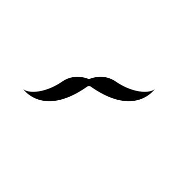 Mustache icon eps 10