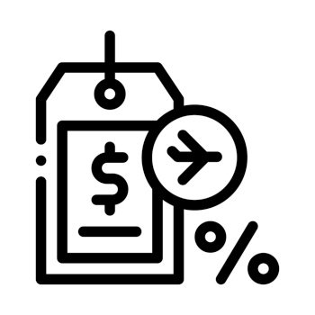 Price. Check Vector Image Price Tag Vector Outline