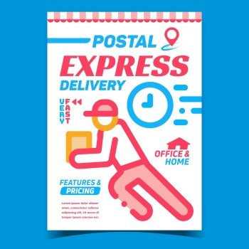 Vector banners design template for fast delivery service. Delivery home  poster or banner template color…