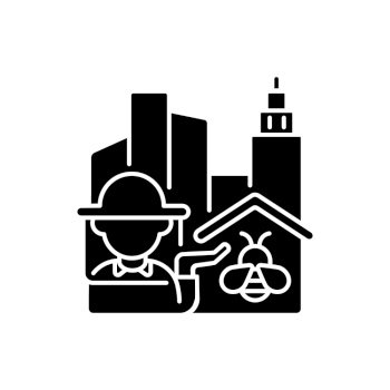 Urban Beekeeping Icon Stock Illustration - Download Image Now - City,  Beekeeper, Apiculture - iStock