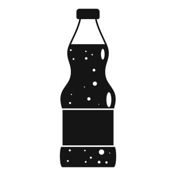 soda bottle clipart black and white