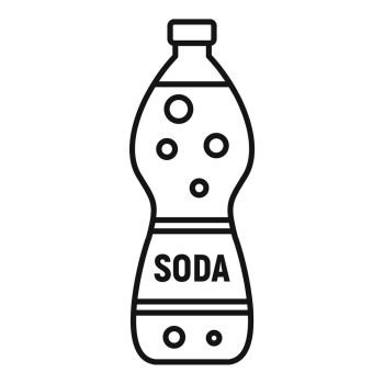 Soda icon. Soda vector illustration. Soda isolated background