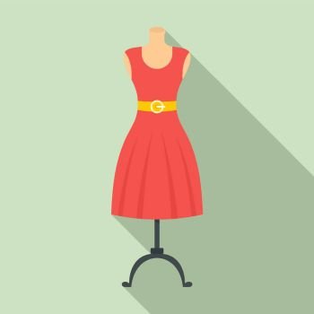 Clothing Mannequin Icon Flat Vector Repair Stock Vector (Royalty