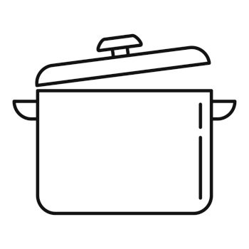 cooking pot clipart outline