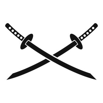 Premium Vector  Crossed swords vector isolated icon. emoji illustration. crossed  swords vector emoticon