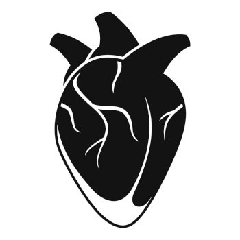 human heart vector art
