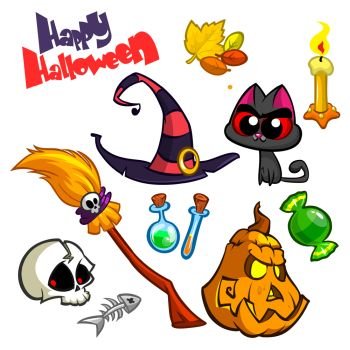 Set Of Halloween Characters Vector Mummy Zombie Vampire Bat Death Grim  Reaper Pumpkin Head Great For Party Decoration Or Sticker Stock  Illustration - Download Image Now - iStock