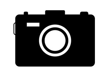 digital camera icons and symbols
