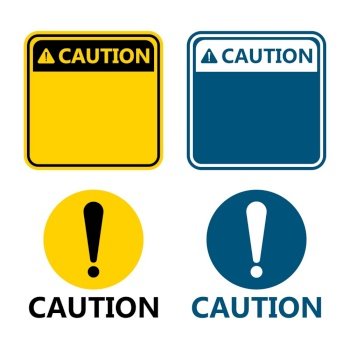 caution sign icon