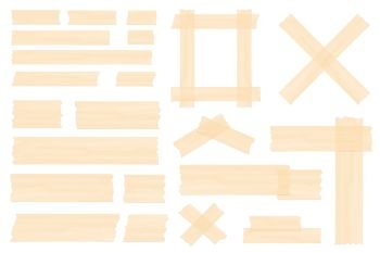 masking tape piece vector