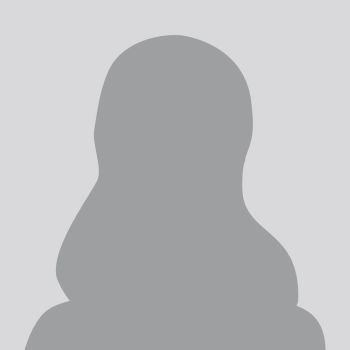 Default avatar anime girl profile icon. Grey photo manga