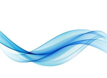 Abstract vector background with smooth color wave Smoke wavy lines Abstract vector background with smooth color wave
