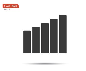 Business graph Icon Vector  logo eps illustration