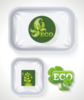 Premium Vector  Eco label eco friendly logo organic and natural product  icon