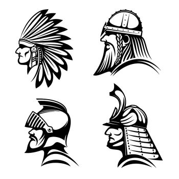 Ancient Germanic Warrior Symbols