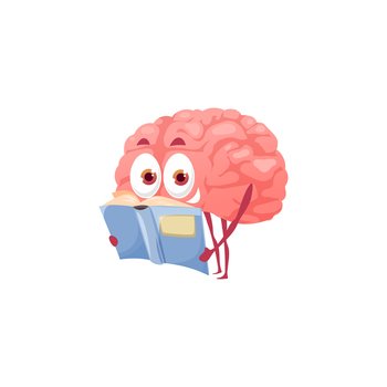cartoon human brain