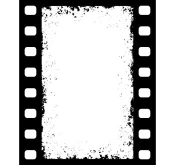 Image Details INH_18984_58474 - Old grunge movie film strip, vintage  filmstrip vector texture. Celluloid reel frame, photo negative picture or  cinema slide with scratched borders, retro photography isolated on  transparent background. Old
