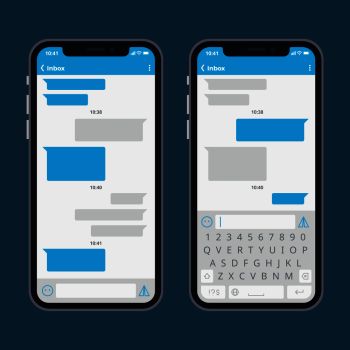 Blank Text Message Template