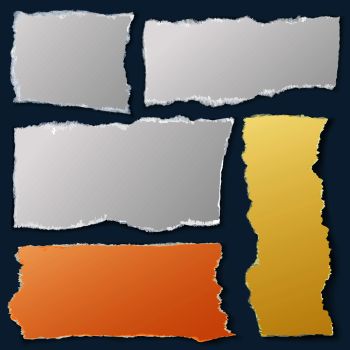 Torn Yellow Notebook Paper