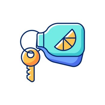 Key chain Special Lineal color icon