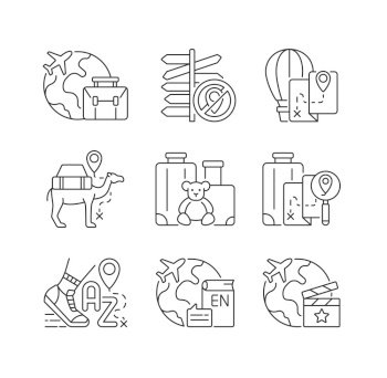 Travel Visa Linear Icon. Thin Line Illustration. Contour Symbol. Vector  Isolated Outline Drawing Royalty Free SVG, Cliparts, Vectors, and Stock  Illustration. Image 88832102.