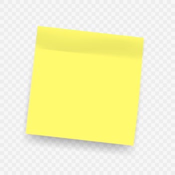 Note Point Transparent Sticky Note Transparent Background
