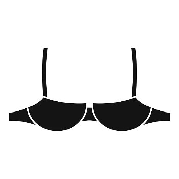 Woman bra icon, outline style 14521742 Vector Art at Vecteezy