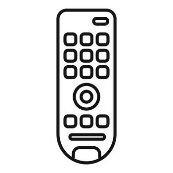 Remote Control Icon With Hand