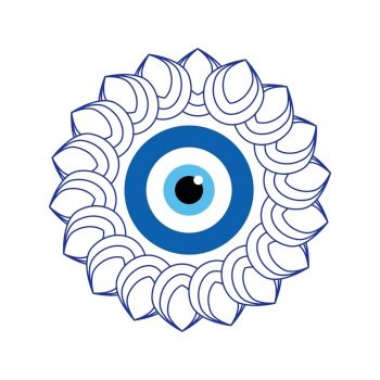 Image Details IST_22372_26723 - Greek evil eye, symbol of protection. Glass  Turkish eye Nazar Boncugu. Amulet, talisman from the evil eye.. Greek evil  eye, symbol of protection. Glass Turkish eye Nazar Boncugu.