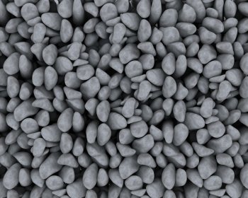 3d render of background texture of natural pebbles