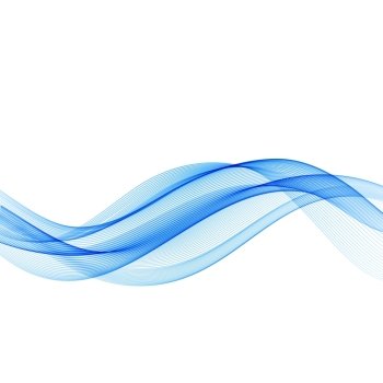 Abstract motion  wave illustration Abstract motion smooth color wave vector Curve blue lines
