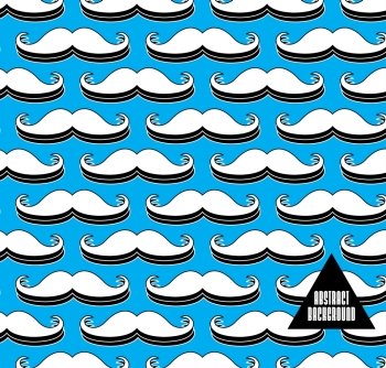 Abstract background with mustache for design can be used for invitation  congratulation