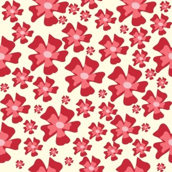 Flower seamless pattern Vector illustration EPS 10