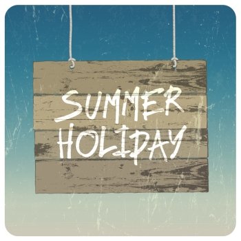 Summer holiday poster Vector