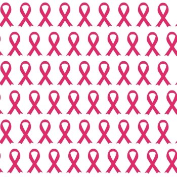 Breast cancer awareness pink ribbons seamless Vector Image